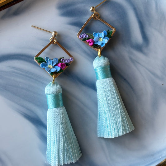 Whisper Blue Tassels