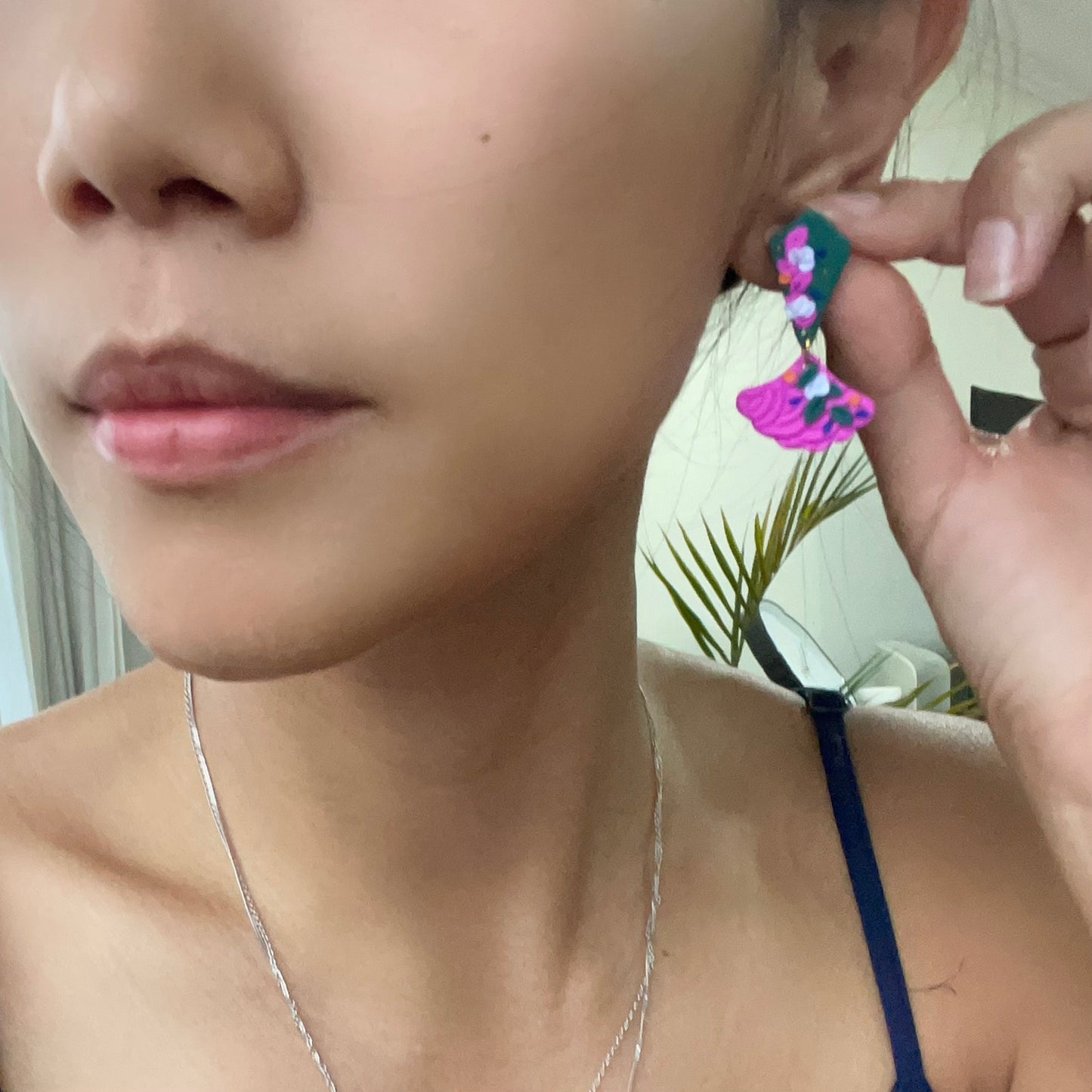 Rainbow Pink Dangly
