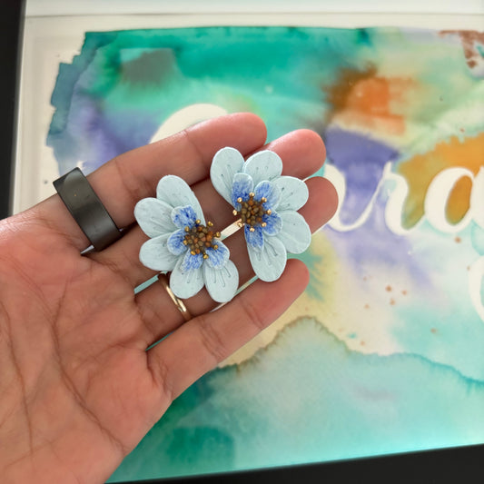 Blue Half Blooms