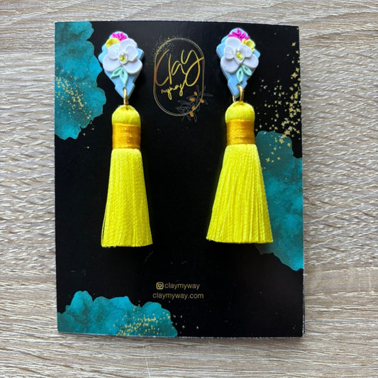 Flutter Yellow Tassels