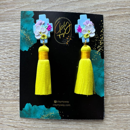 Flutter Yellow Tassels