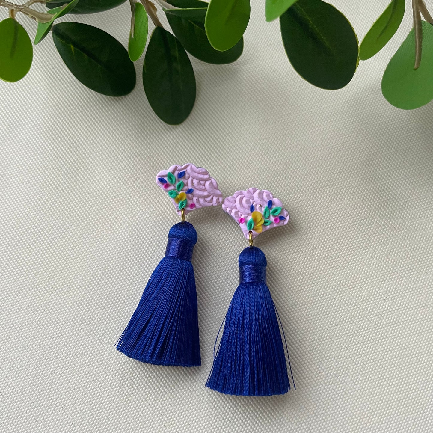 Rainbow Blue Tassel